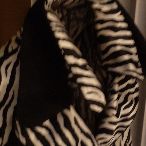 Design today's zebra print long sleeve jacket - Picture 4 of 6